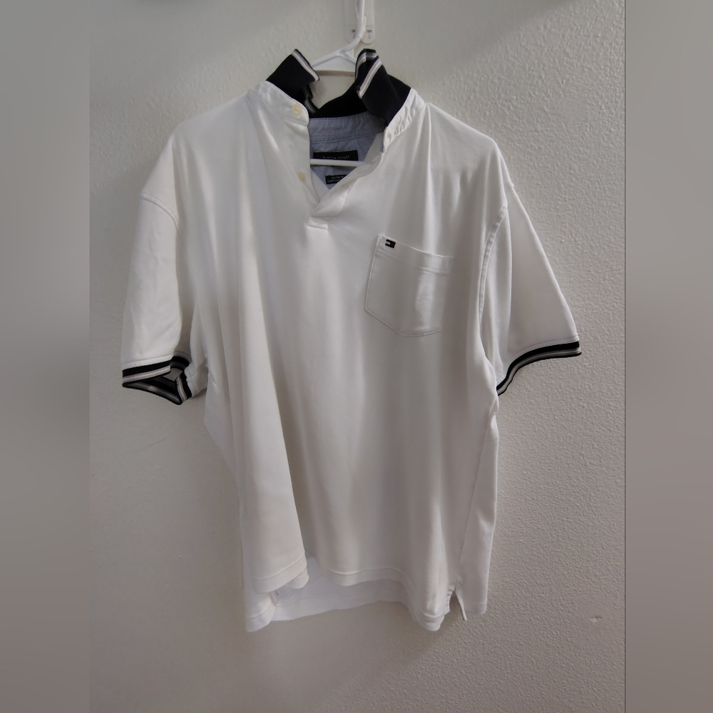 Tommy Hilfiger Men's Polo Shirt - White